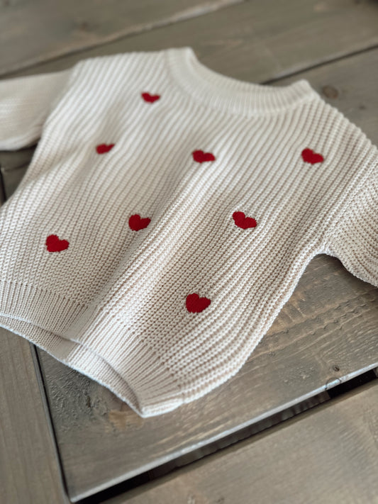 Thea Heart Knit Jumper