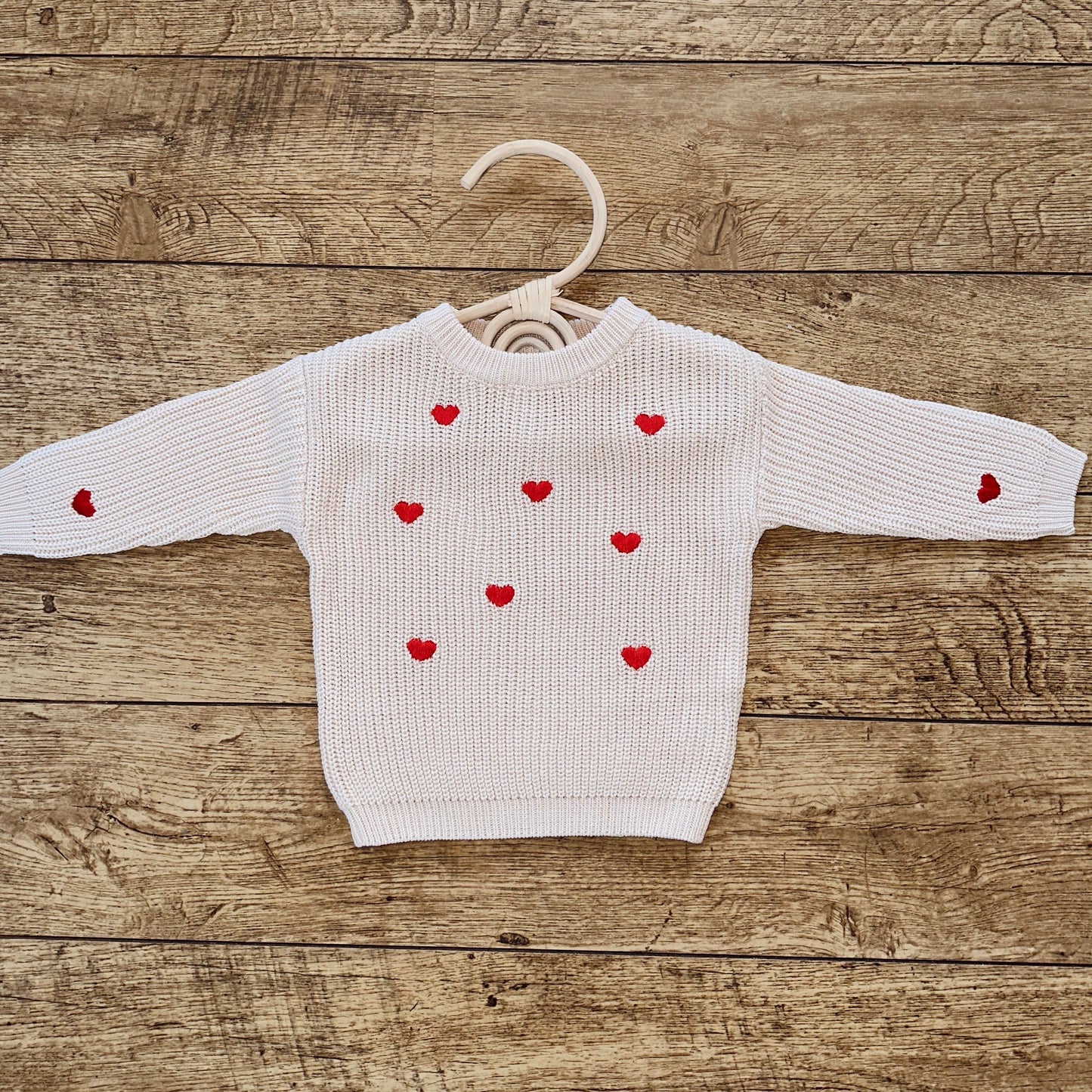 Thea Heart Knit Jumper